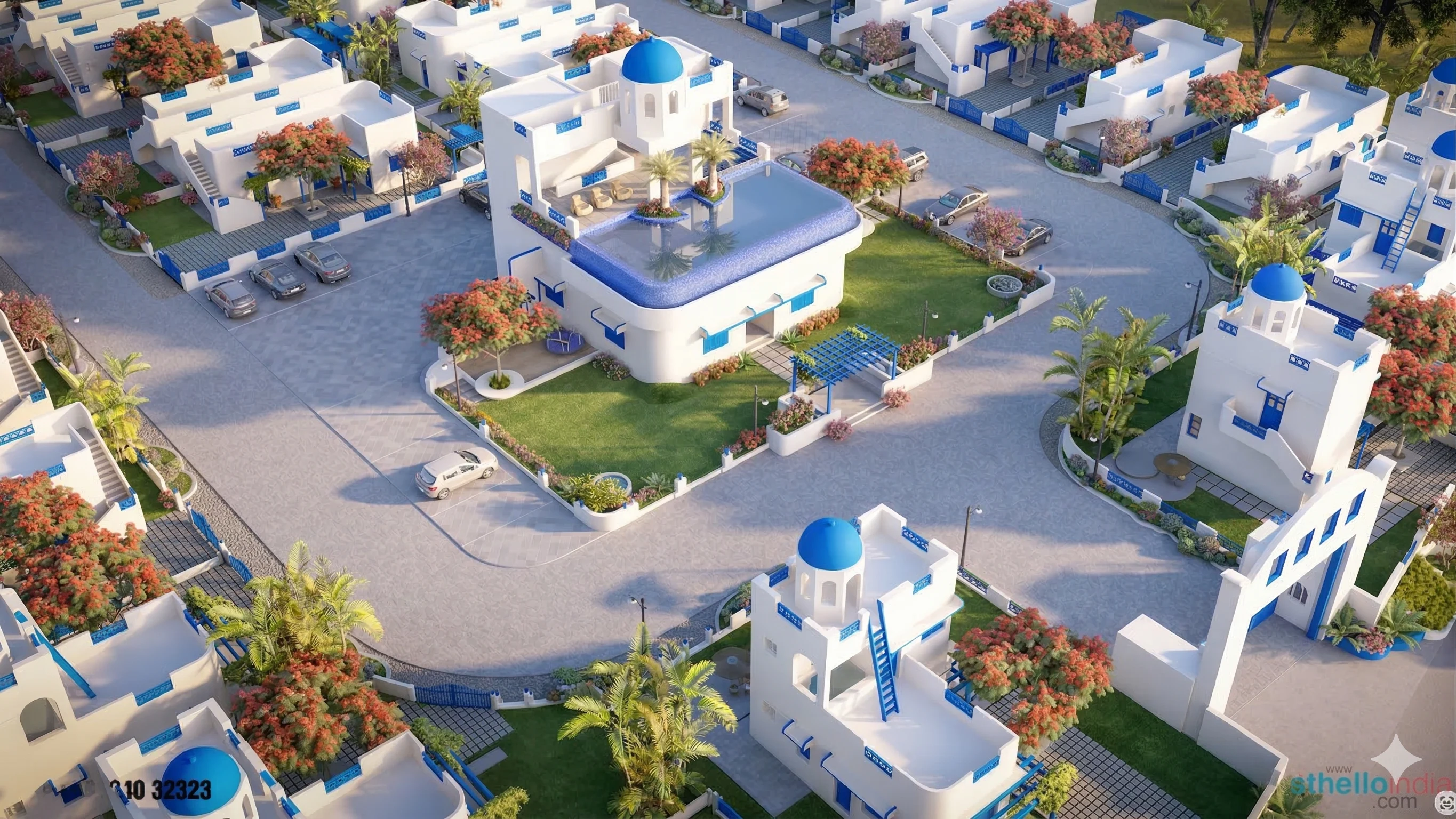 Santorini Hues